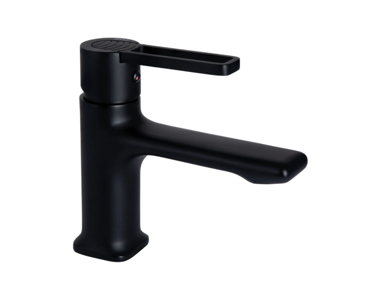 Смеситель для раковины Qtap Taurus Black Matt