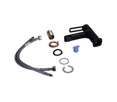 Смеситель для раковины Qtap Taurus Black Matt