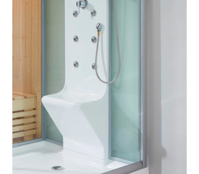 Гидромассажный бокс с сауной Golston GA-U881 White 2200х1200х2200 мм