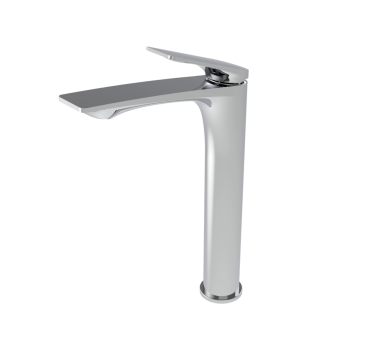 Смеситель для раковины высокий Qtap Vlasta New Chrome