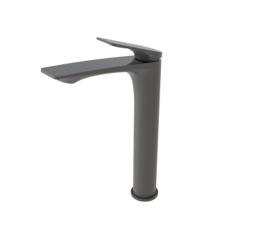 Смеситель для раковины высокий Qtap Vlasta New Gunmetal