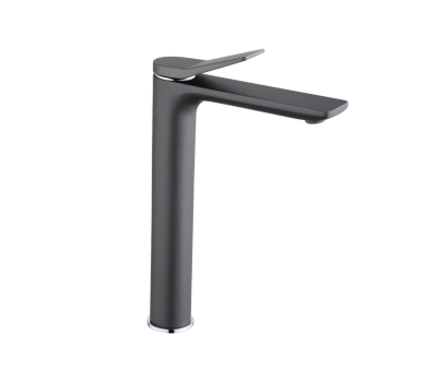 Смеситель для раковины высокий Qtap Presto Graphite