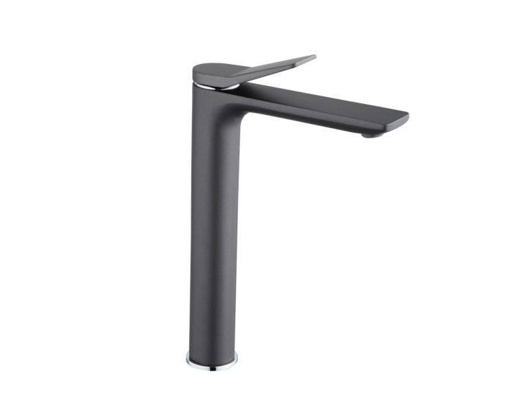 Смеситель для раковины высокий Qtap Presto Graphite