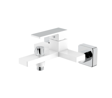 Смеситель для ванны Qtap Gemini White