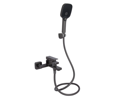 Смеситель для ванны Qtap Gemini Gunmetal