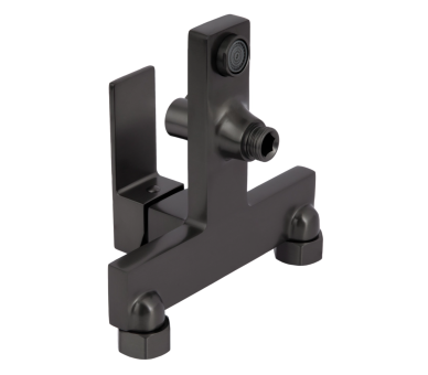 Смеситель для ванны Qtap Gemini Gunmetal