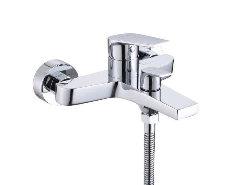 Смеситель для ванны Qtap Stenava New Chrome
