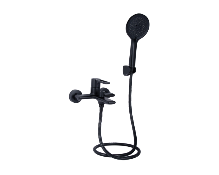 Смеситель для ванны Qtap Taurus Black Matt