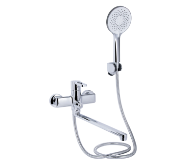 Смеситель для ванны длинный Qtap Taurus Chrome