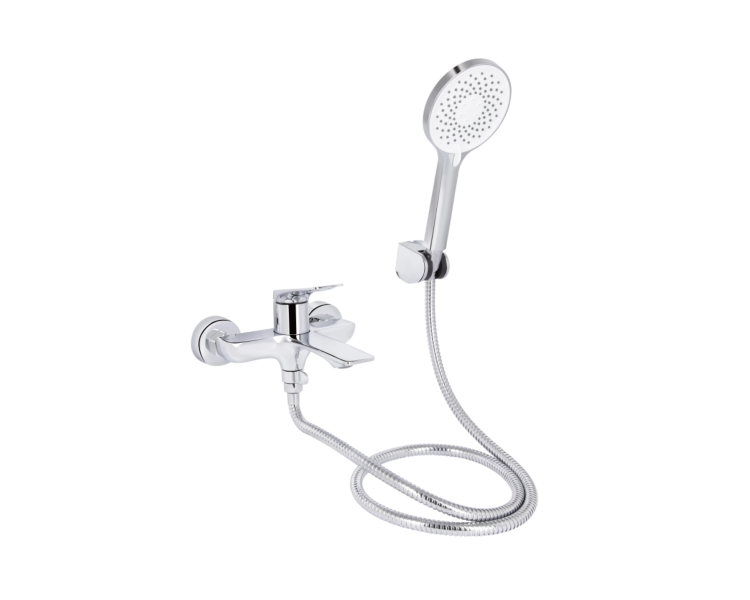 Смеситель для ванны Qtap Vlasta New Chrome