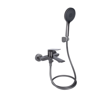 Смеситель для ванны Qtap Vlasta New Gunmetal
