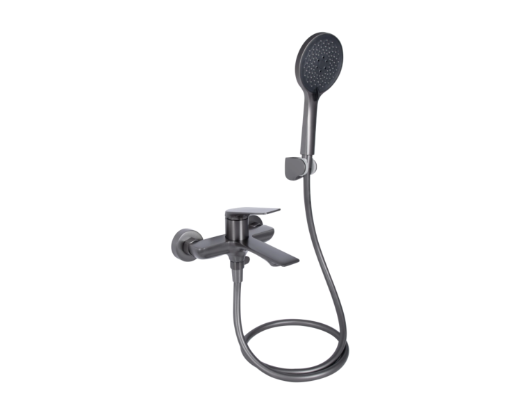 Смеситель для ванны Qtap Vlasta New Gunmetal