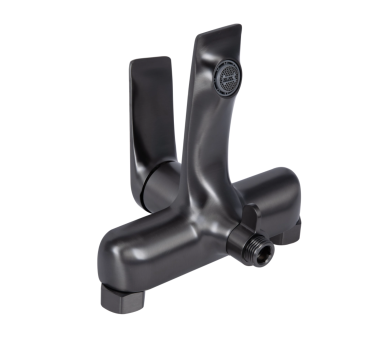 Змішувач для ванни Qtap Vlasta New Gunmetal