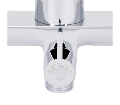 Смеситель для ванны длинный Qtap Vlasta New Chrome