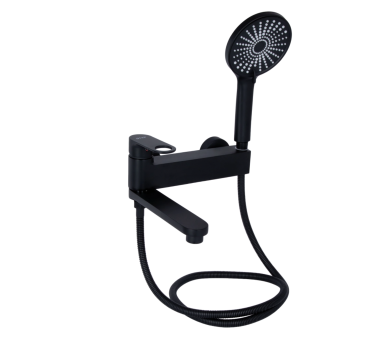 Смеситель для ванны Qtap Jay Black Matt