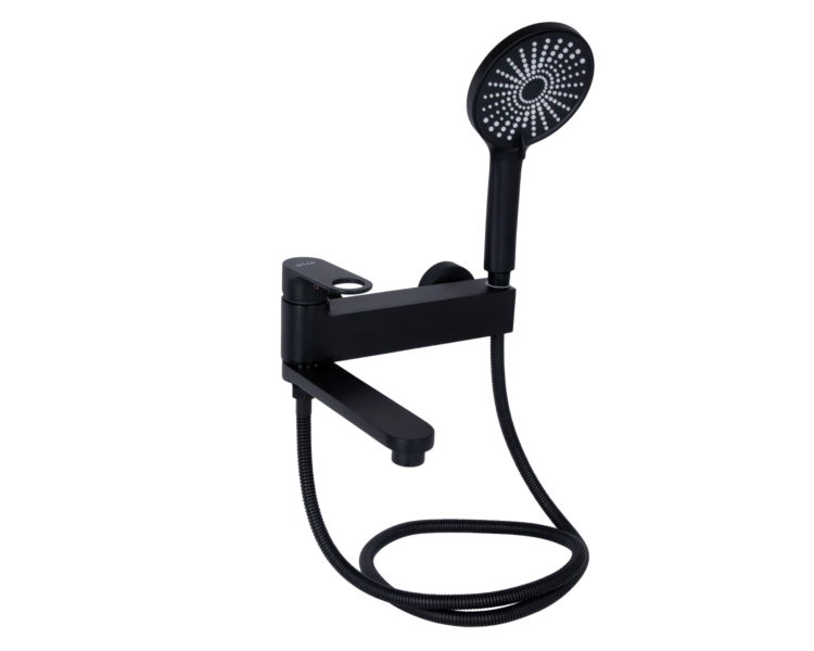 Смеситель для ванны Qtap Jay Black Matt