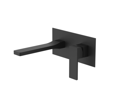 Смеситель скрытый Qtap Gemini Black Matt