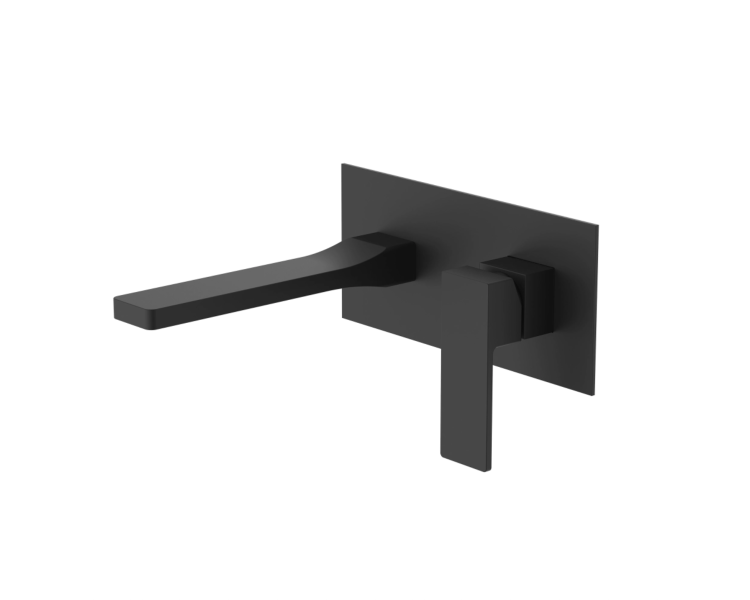 Смеситель скрытый Qtap Gemini Black Matt