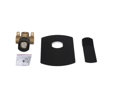 Смеситель скрытый Qtap Slavonice Black Matt