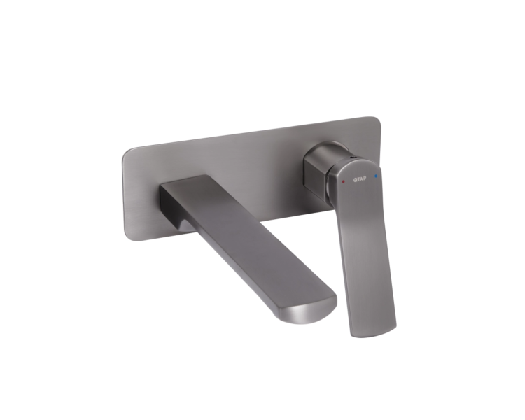 Смеситель скрытый Qtap Slavonice Gunmetal
