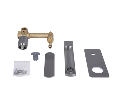 Смеситель скрытый Qtap Slavonice Gunmetal