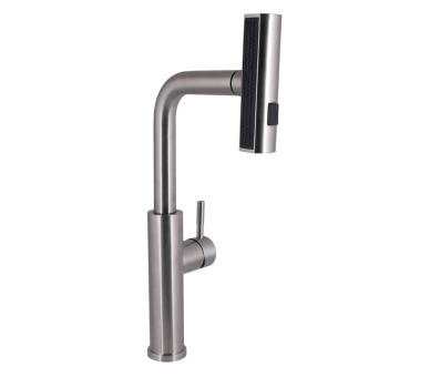 Смеситель для кухни выдвижной Lidz Aria 015FLT Nickel