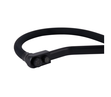 Смеситель для кухни гибкий Lidz Aria 020F3 Black Matt
