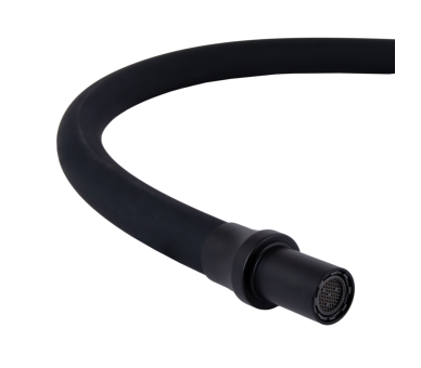 Змішувач для кухні гнучкий Lidz Aria 020F3 Black Matt