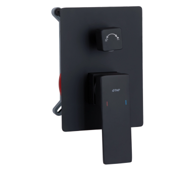 Душова система прихована 2 спож. Qtap Gemini Black Matt