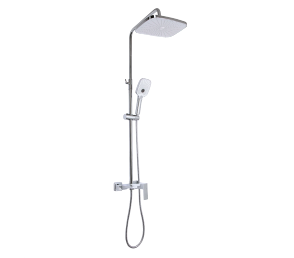 Душевая система 3 потр. Gemini Qtap White