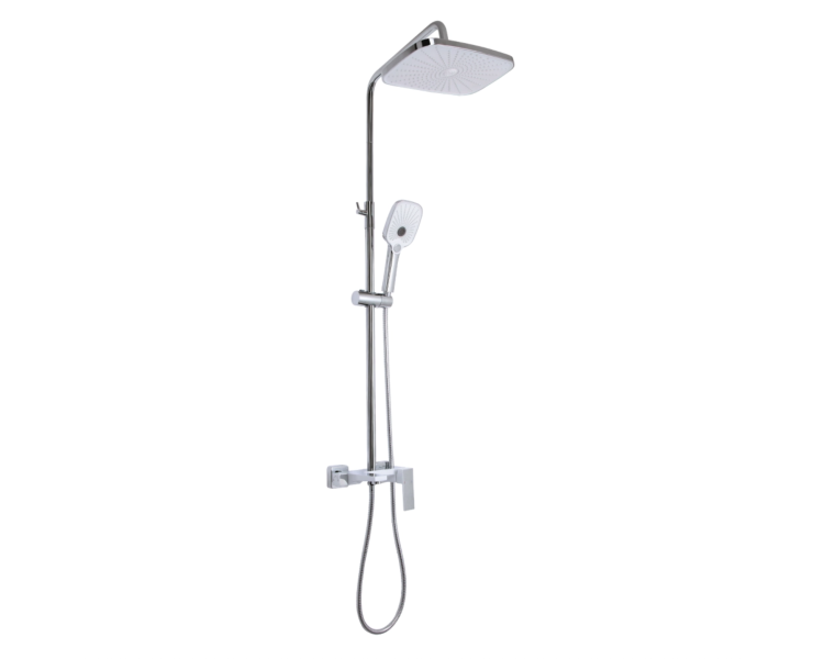 Душевая система 3 потр. Gemini Qtap White