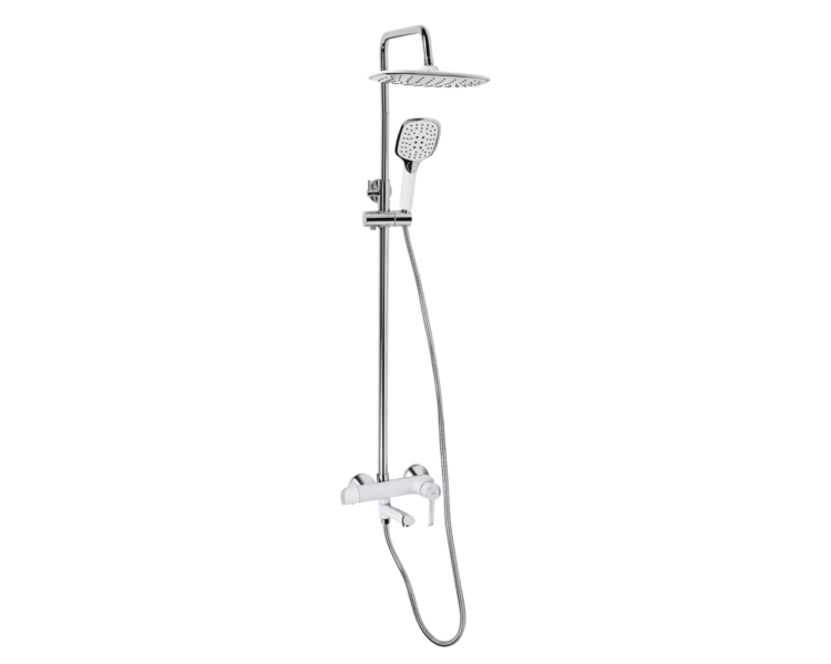 Душевая система 3 потр. Grand Qtap White