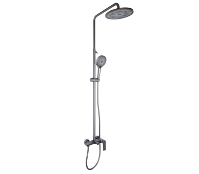 Душевая система 2 потр. Slavonice Qtap Gunmetal