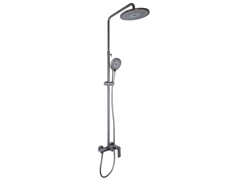 Душевая система 2 потр. Slavonice Qtap Gunmetal