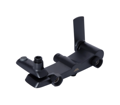 Душевая система 3 потр. Slavonice Qtap Black Matt