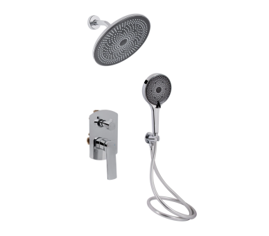Душевая система скрытая 2 потр. Qtap Slavonice Chrome