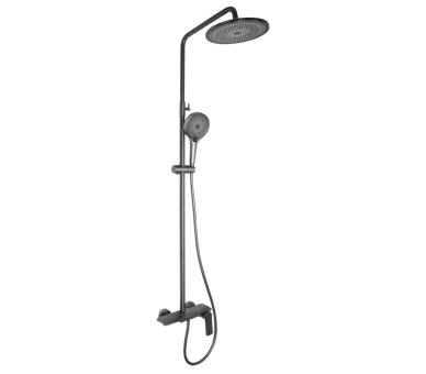 Душевая система 3 потр. SlavoniceR Qtap Gunmetal