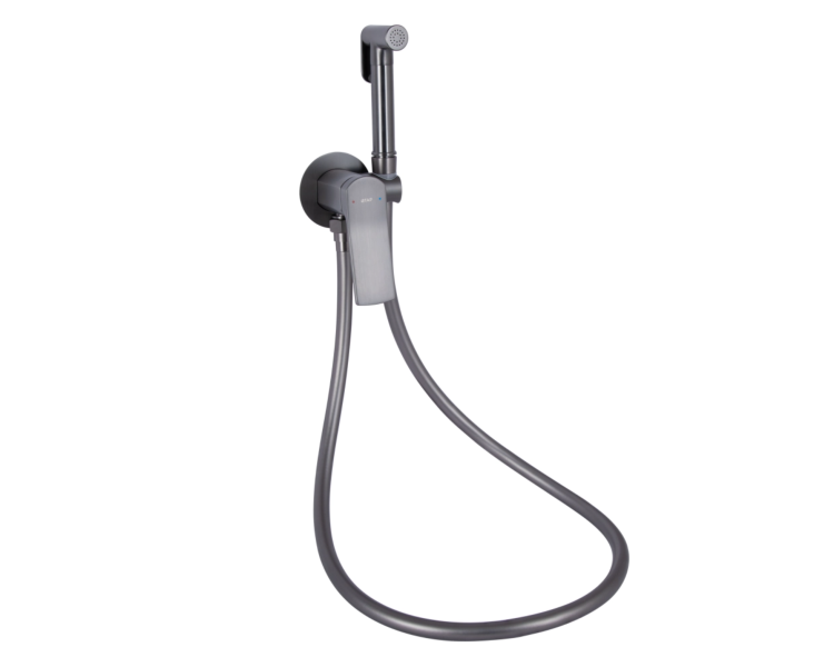 Набор для гигиенического душа Slavonice Qtap Gunmetal
