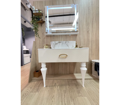 Тумба Fancy Marble AORE з умивальником Rea DEMI AiAX