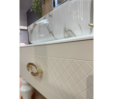 Тумба Fancy Marble AORE з умивальником Rea DEMI AiAX