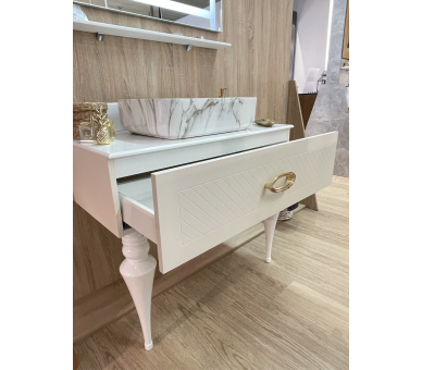 Тумба Fancy Marble AORE з умивальником Rea DEMI AiAX