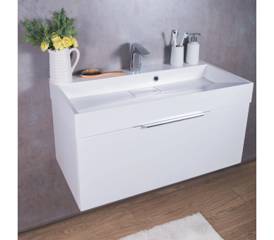 Тумба Fancy Marble Bermuda 1 з умивальником Vitold 900