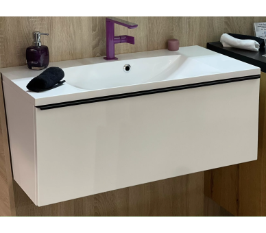 Тумба Fancy Marble Bermuda 1 з умивальником Vitold 900