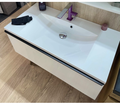 Тумба Fancy Marble Bermuda 1 з умивальником Vitold 900
