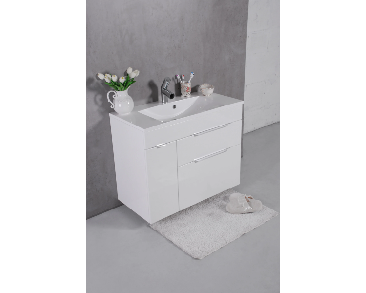 Тумба Fancy Marble Bermuda 2 з умивальником Edison 900