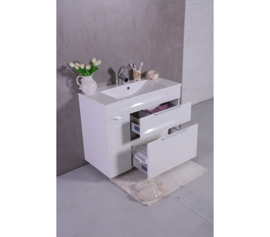 Тумба Fancy Marble Bermuda 2 с умывальником Edison 900