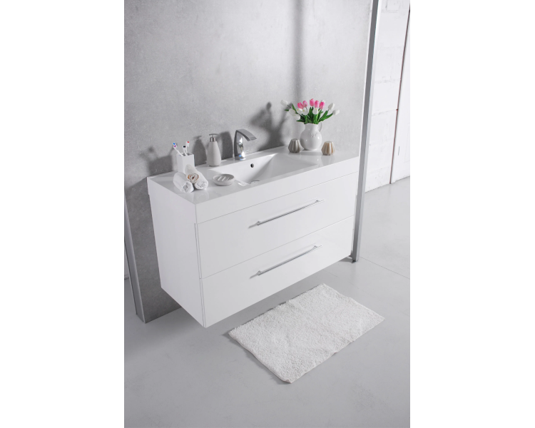 Тумба Fancy Marble Barbados 1 з умивальником Narva 1200