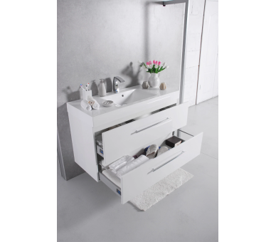 Тумба Fancy Marble Barbados 1 з умивальником Narva 1200
