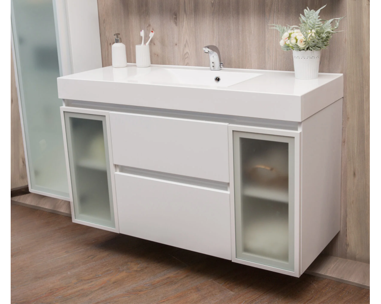 Тумба Fancy Marble Barbados 3 з умивальником Narva 1200