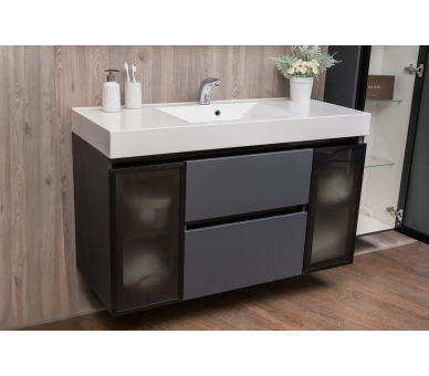 Тумба Fancy Marble Barbados 3 з умивальником Narva 1200